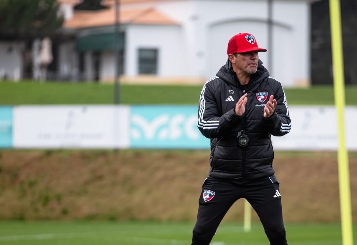 FC Dallas manager Eric Quill. (Photo via FC Dallas)