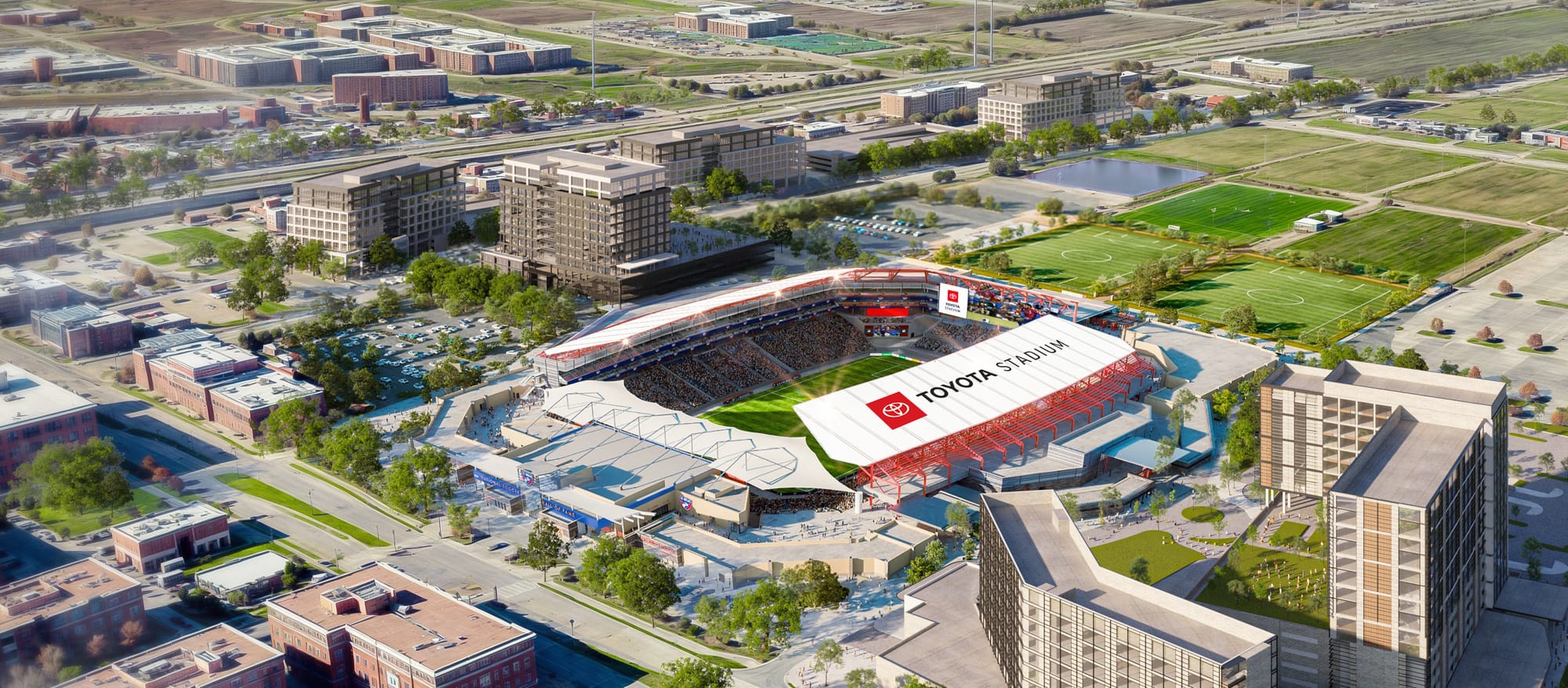 FC Dallas and Cawley Partners Unveil Multi-Phase Office Development Adjacent to Toyota Stadium Post image