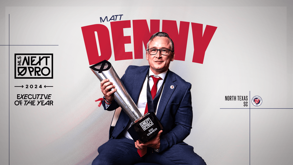 North Texas SC General Manager Matt Denny Named 2024 MLS NEXT Pro Executive of the Year